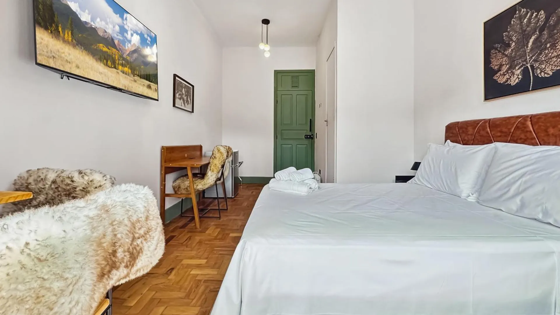 Apartment Shopping Center Fast Wifi Balcony Home Office Brazil